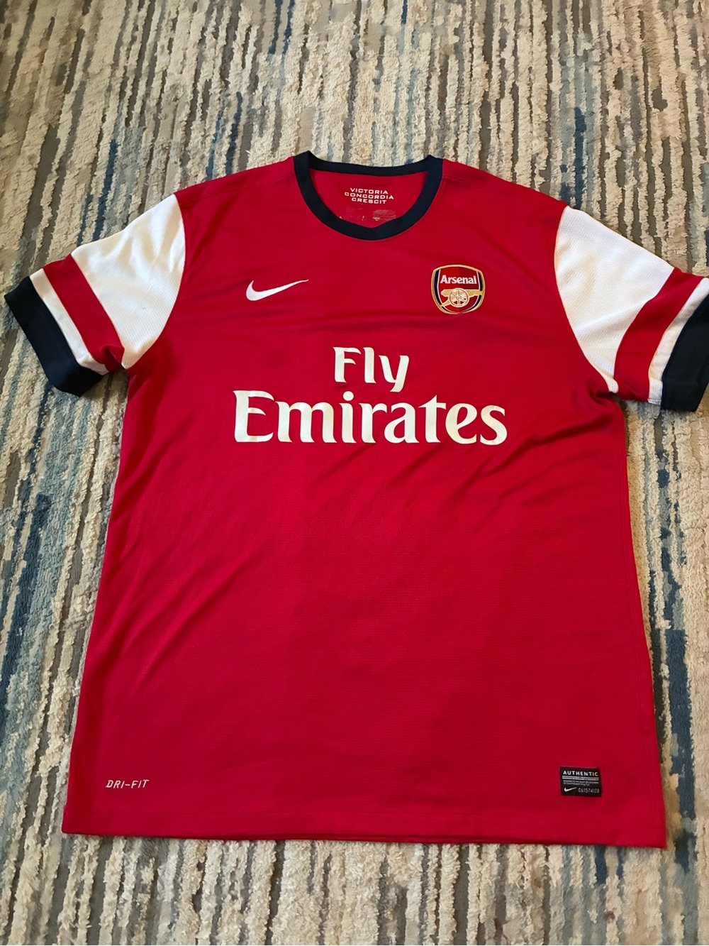 Arsenal Jersey Mens Large Home Soccer Nike Premier League